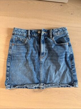 Dynamite Blue Denim Mini Skirt